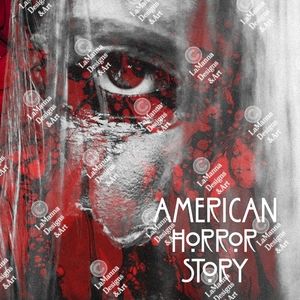 "I see you" Inspired by American Horror Story- Artwork 8 1/2" x 11" Print